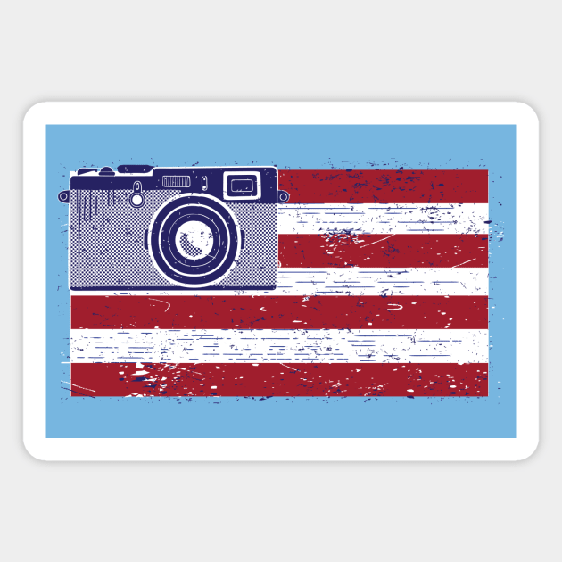 American Camera Magnet by Sharayah